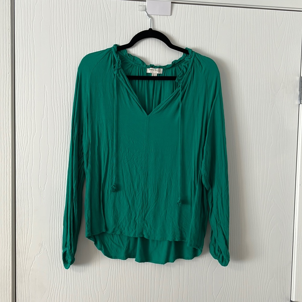 Kelley Green Top
